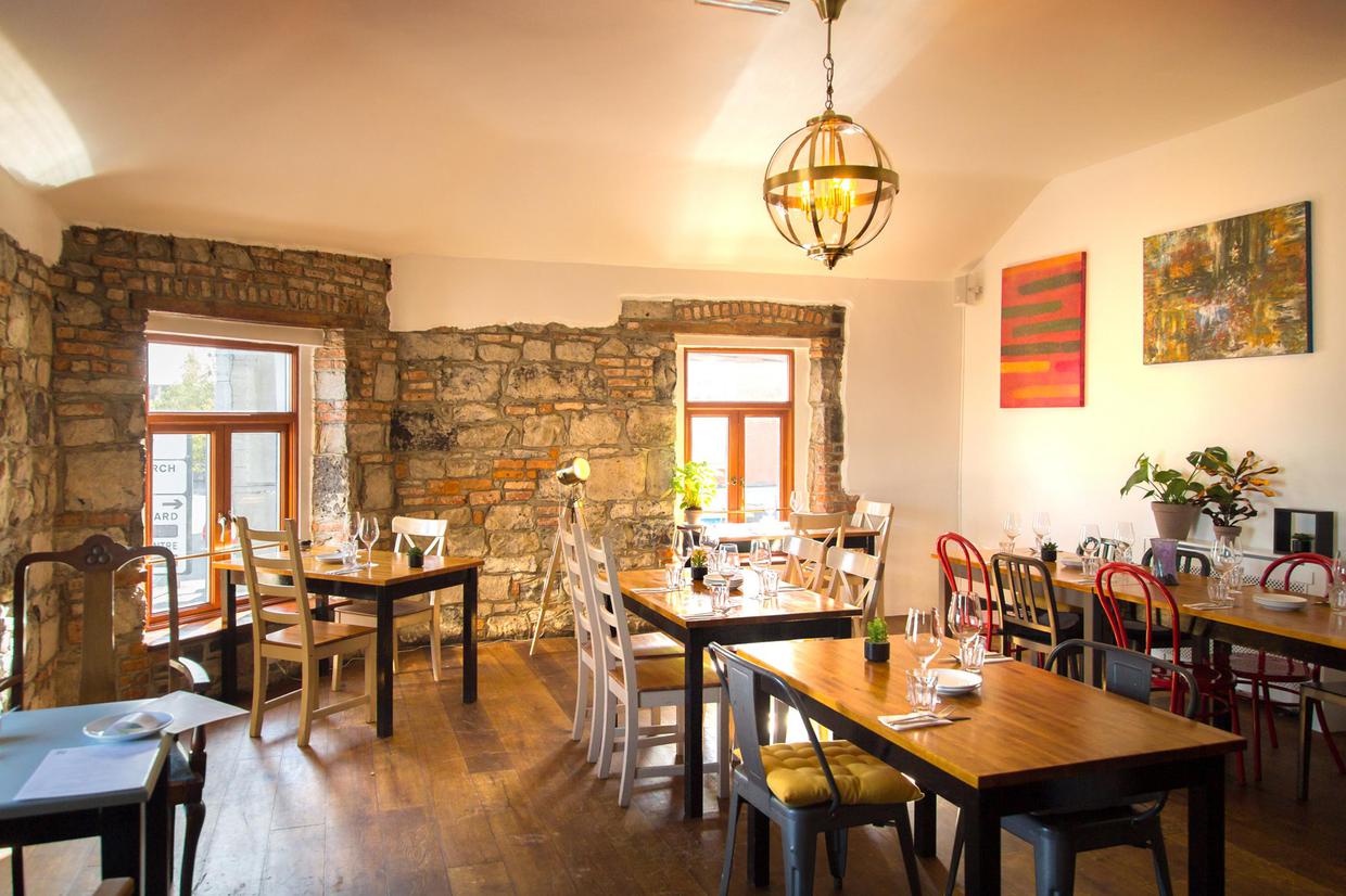Dining area of Ruibin restaurant in Galway City
